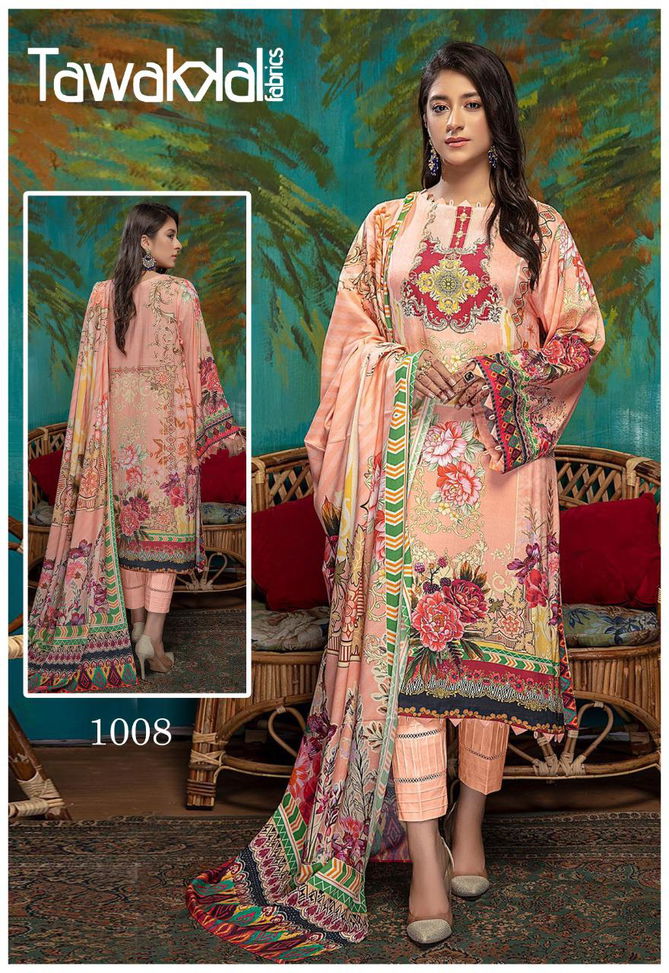 Tawakkal Parisa Casual Wear Printed Cotton Karachi Dress Material Collection